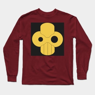 Bio-mech skull (black background) Long Sleeve T-Shirt